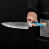 XITUO Chef Knife 8inch Damascus Kitchen Knife Full Tang Handle Pro Sharp VG10 Japanese Steel Meat Sushi Knife Chef Slicing Knife