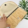 Abendtaschen Mode Maisschale handgemachte Frauen Stroh Tasche Sommer neue Umschlag Brieftasche Multi-Color Strand Urlaub gewebte Tasche weibliche Münze Geldbörsen