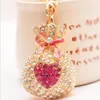 Keychains Money Purse Metal Keychain Key Ring Keyring Women Bag Charm Pendant Gift B873229O