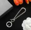 Nytt designer halsband för kvinnor älskar armband mode diamant bokstäver juvelery guldkedja elegans hjärta hänge halsband bröllop gåvor -7