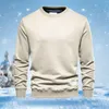 Felpe con cappuccio da uomo 897504629 Maglione a maniche lunghe da uomo Moda Girocollo Tinta unita Felpa con cappuccio da corsa Cappotto da allenamento atletico