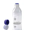 250-1000 ml Blue Glass Reagent Bottle With Screw Cap på Cover Flask Laboratory Glassware