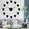 Wandklokken 12 Tanden Sticker Tandtand Kunst Moderne Klok Woonkamer Decoratief Horloge Ornament Hygiënist Tandarts Gift