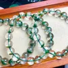 Bracelet naturel vert jardin Quartz Bracelet Fortune énergie chaîne minérale femme amulette bijoux cadeau de guérison 8/10mm 1 pièces