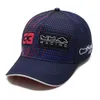 F1 Racing Hat Formula One Team Logo Caps Summer Men and Women Outdoor Sports Curved Curved Breim Cap Fashion327U