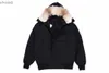 Doudoune Parkas homme doudoune fourrure de loup manteau doudoune à capuche taille Budge parka fermeture éclair épaisse vestes GOOSES canadiennes manteaux homme HKD230911