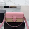 C-bag Luxurys Designer Bag c Letter Crossbody Bags for Women Mirror Quality Purse Handbag Leather Female Fashion Trendy Tabby Shoulder Bag with Dust Pink