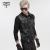 Coletes masculinos Steel Master Design Original Rock Punk Rivet Metal Vest Top Lace Up Preto 230909