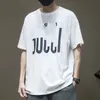 Flle camisetas masculinas 2023 novos homens e mulheres camiseta de manga curta designer jovem alta qualidade em torno do pescoço rua tendência moda topo