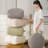 Oreiller de Style japonais, couverture circulaire en velours polaire, Pouf de méditation, Futon moderne, Tatami de balcon, tapis de canapé paresseux non rembourré