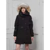 Designer canadense ganso versão de comprimento médio puffer jaqueta feminina para baixo parkas inverno grosso casacos quentes das mulheres à prova de vento streetwear 16