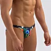 Купальная одежда Сексуальные мужские трусы Бикини с низкой талией Мужские плавки для мужчин Костюм Пляжный купальный костюм Шорты Gay Desmiit Slip 230110210i