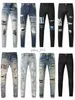 Jeans pour hommes 2023New Hommes Jeans Trou Bleu Clair Gris Foncé Italie Marque Homme Pantalon Long Pantalon Streetwear Denim Skinny Slim Straight Biker Jean pour D2 Top qualité x0911