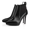 With box Designer women Thigh-High Boots lady sexy pointed toe pumps style high heels Womens boot ankle short booties luxury chelsea booty lipstick heels