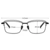 Sunglasses Frames Japanese Four Nineth S-950T Sliver Glasses Frame Square Type Hand Craft Ultra-light Pure Titanium Myopia Eyeglasses