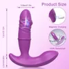 Vuxna leksaker Bluetooth -appsträngande vibrator för kvinnor dildo teleskopiska kats g spot clitoris stimulator fjärrstopp plugg sex leksak par 230911