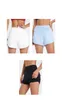 Modeontwerpershorts voor dames Shorts met hoge taille, sneldrogend voor yoga-hardlopen