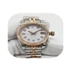 Nowa moda 26 mm damska zegarki pełne stali nierdzewne automatyczne mechaniczne 2813 STWIEK DATEJUST DIOND ICED OUT WOME WRIS226S