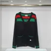 Sweaters Mens Designer Sweater Woman V Knitted cardigan stripe knitwear Fashion Letter Black Long Sleeve Clothes Pullover Oversized Top Casual- HKD230911