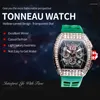 Wristwatches 8130 Luxury Business Quartz Ladies Watch Watches Female Wrist Women Clock PU Leather Wristwatch Stain Resistant