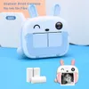 Toy Cameras Camera Children's Digital Instant Printing Thermal Paper WiFi Mobil skrivare 24 tum 1080p HighdeFinition Video 230911