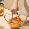 Fruit Vegetable Tools Manual Potato Masher Plastic Pressed Smasher Portable Kitchen Tool For Babies Food Gadgets Au24 Drop Deliver Dhzzu