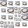 Beaded Sn0065 Top Vente 6Mm Bracelets Oeil De Tigre Pierre Hommes Bracelet De Perles En Gros Nouveau Design Mode Drop Livraison Bijoux Dhgarden Dhunc