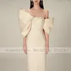 Бальные платья Элегантные коктейльные платья для женщин 2023 с открытыми плечами Коктейльное миди-футляр цвета шампанского Простое платье