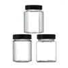 Storage Bottles Clear Glass Food Container Spice Storages Organizers Pickles Boxes Seasonings Jars Household Kitchen Accessories