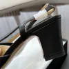 Kleider, Schuhe, Hosenträger, Figh Feels, blockförmige High Heels aus 100 % echtem Leder, Damen-High Heels aus Leder, Designer EU34-43