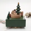 Figurine di oggetti decorativi Carillon in legno del treno di Natale per il regalo di compleanno del fidanzato 230911