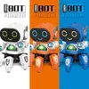 Giocattoli di intelligenza Robot elettrico danzante per bambini Carino 6 artigli Luci LED colorate Musica Mini camminata Canto Giocattoli telecomandati 230911