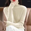 Women's Sweaters Turtleneck Pullover Fall/winter 2023 Cashmere Sweater Women Pure Color Casual Long-sleeved Loose