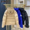 Masculino para baixo parkas babel li xadrez jaqueta para homem e mulher 2022 inverno novo quente mangas destacáveis um casaco duas roupas