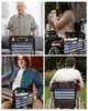 Storage Bags Geometric Blue Grey Medieval Wheelchair Bag With Pockets Armrest Side Electric Scooter Walking Frame Pouch