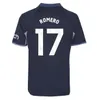 Tottenham 23 24 SON RIHARLISON Camisas de futebol PEDRO PORRO KULUSEVSKI VAN DE VEN JOHNSON Away PERISIC DANJUMA ROMERO Kit de futebol Camisa BENTANCUR Homens Crianças Conjunto