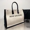 Totes Gauche Rive Gauche Designer Sac Fourre-Tout Luxurys Les Grands Sacs À Main Designer Femme Sac À Main Femmes Haute Qualité Fourre-Tout Livre Beach Borse Shopper - Boutique -setsailbag Dhgate