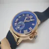 Orologio da uomo di vendita superiore quadrante blu in acciaio inossidabile movimento automatico orologio da polso da uomo orologi meccanici UN09248E
