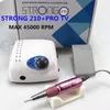 Nail Manicure Set Strong 210 Pro IV Drill 65W 45000 Machine Cutters Electric Milling Polish File 230911