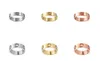 5mm 6mm Tasarımcı Yüzük Halkalar için Çelik Silven Nişan Yüzüğü Aşk Yüzük Erkek ve Kadın Çift Yüzük Hediye Boyutları için Gül Altın Gümüş Takı 5-11