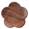 Tapetes de mesa Cozinha Fornecimento Placemat Wood Petaloid Scratch-proof Isolamento Térmico De Madeira