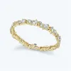 Medboo Ladies Fine Jewelry 14k 옐로우 골드 12.3ct 바게트 VVS Moissanite 다이아몬드 보석 Gra Tennis Bracelets