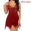 Camicia da notte in pizzo Donna Indumenti da notte Pigiama Estate Negligee Babydoll Indumenti da letto Lingerie sexy Accappatoio Camicia da notte femminile Abbigliamento per la casa274D