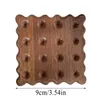 Tea Cups Creative Biscuit Shape Cup Mat Wooden Heat-Insulation Placemat Table Mats Home Decor Cookies Pattern Kitchen Supplies