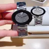 Dameshorloge Designer Klassiek volledig diamanten horloge 36 mm beweging Roestvrij stalen kast Band Kristalglas Watches175R