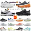 2023 Scarpe da corsa Cloudstratus The Roger Rro sulle nuvole Tutto bianco Uomo Donna Ammortizzazione leggera Racing Road Scarpe da ginnastica antiscivolo Scarpe da ginnastica Deisgner