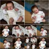 Lalki 50 cm 3D-marsz z widocznymi żyłami miękki Sile Reborn baby lalka