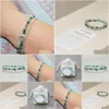 Perlen Mg0066 Großhandel Fluorit Damen Armband Indischer Achat Grüner Aventurin Schmuck 4 mm Mini Edelstein Set Drop Lieferung B Dhgarden Dhnps