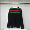 Sweaters Mens Designer Sweater Woman V Knitted cardigan stripe knitwear Fashion Letter Black Long Sleeve Clothes Pullover Oversized Top Casual- HKD230911