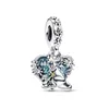 100. Jahrestag Mickes Mouse Charm Armbänder Disne Castle Golden Duck Fly Pig DIY Fit Pandoras Armband Halskette Frauen Designer Weihnachten Schmuck Geschenk